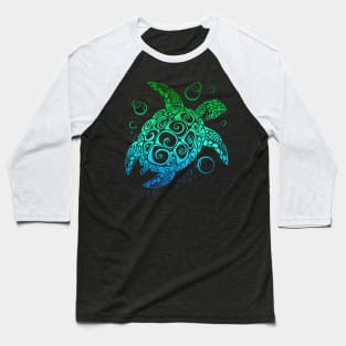 Sea Turtle Hawaiian Honu Baseball T-Shirt